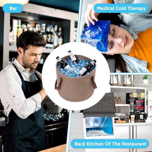 Reusable Ice Cubes for Cold Therapy & Drinks - Blue, 360 Pack