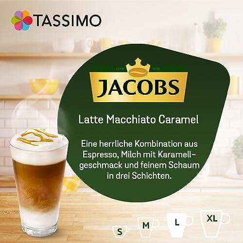 Tassimo Jacobs Latte Macchiato Caramel 5 Pack 268 g each