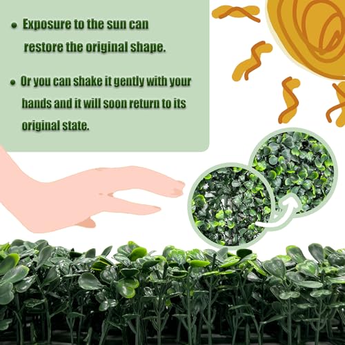 48x128 Inch Artificial Green Ivy Privacy Fence Screen - Durable Outdoor Panel