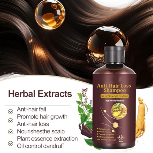 Anti-Thinning Hair Growth Shampoo for Men & Women 220ML - Strengthening & Nourishing