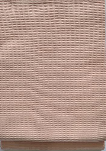Pearl Blush Organic Cotton Waffle Bath Towels Pack of 2 - Quick Dry & Super Absorbent