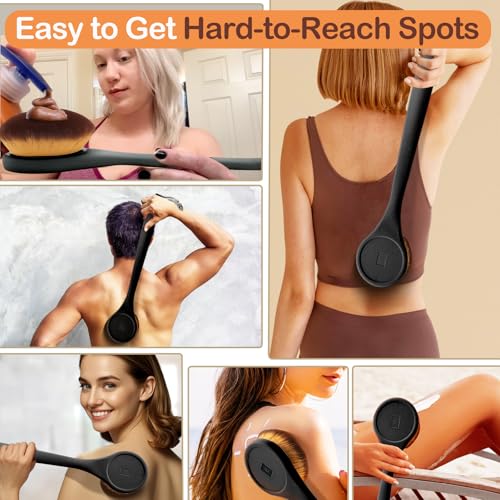 Extra Large Body Makeup Brush - Self Tanner & Lotion Applicator for Back & Body