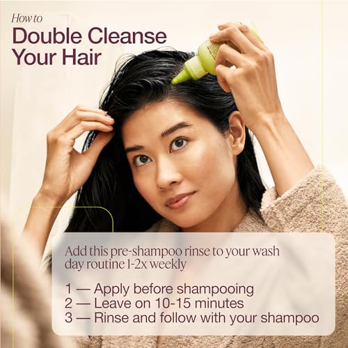 Rootist AHA + ACV Pre-Shampoo Scalp Clarifying Rinse 4oz for Hair Detox