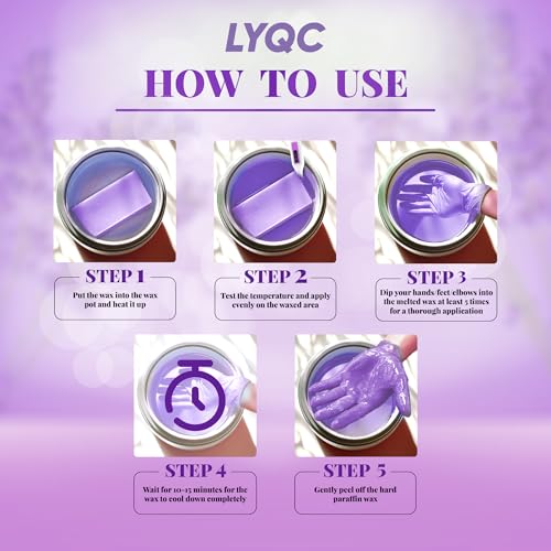 Lavender Paraffin Wax Refill Pack - Moisturizing Hand & Foot Bath Treatment
