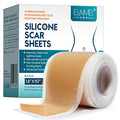 Silicone Scar Sheets Tape for Surgical Scars, C Section Scar Silicone Strips, Medical Grade, Reusable, Soften and Flattens Scars, Breast, Keloid, Professional Scar Patches. (1.8x157 Inch)