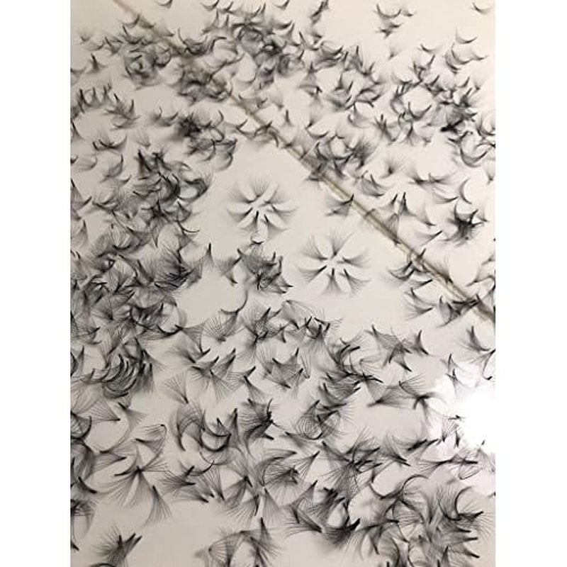 10D PREMADE (HAND MADE) FAN LASHES (500 FANS/TRAY) FOR EYELASH EXTENSION, D CURL, 0.07 THICKNESS, LENGTH FROM 10MM-15MM (D13mm10D)