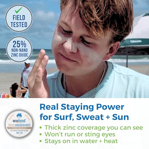 Waxhead Tinted Sunscreen For Face Sunscreen, Organic Sunscreen, Zinc Oxide Sunscreen, Sunblock, Zinc Sunscreen, Sun Block