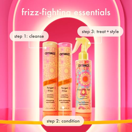 Amika Forget Frizz Anti-Frizz Shampoo 9.2oz - Humidity & Frizz Control