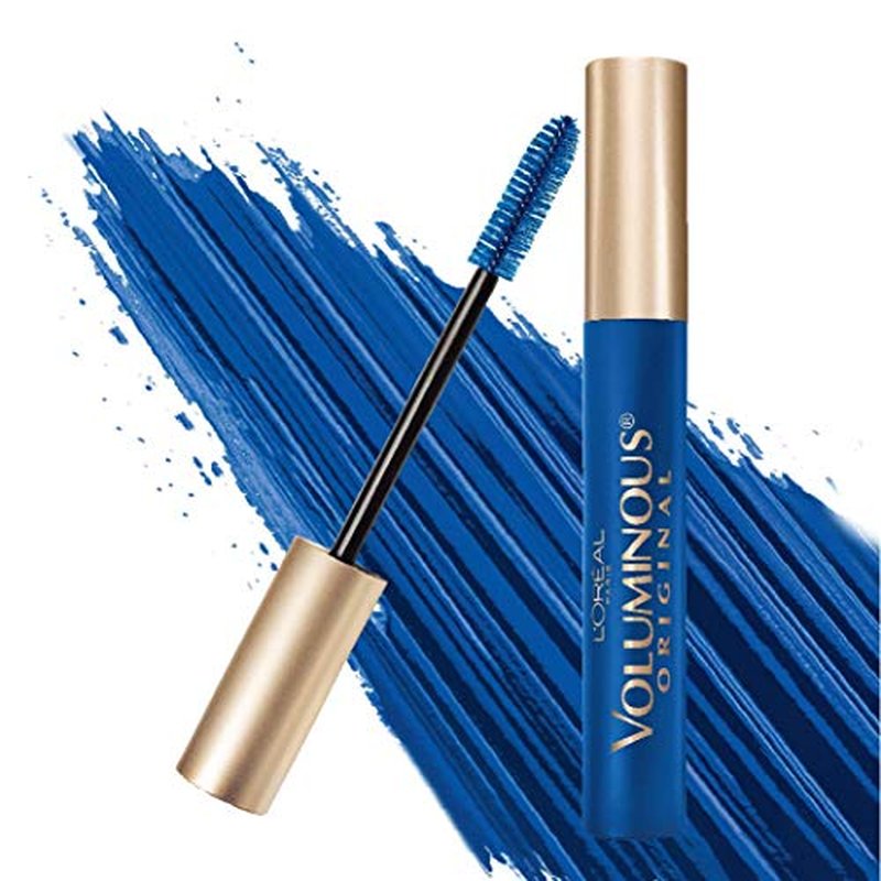 L¡¯Or?al Paris Makeup Voluminous Original Mascara, Cobalt Blue, 0.26 Fl Oz & Infallible Pro-Last Waterproof, Up to 24HR Pencil Eyeliner, Cobalt Blue, 0.042 oz.