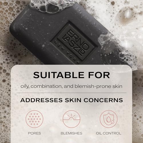 Erno Laszlo Dead Sea Mud Charcoal Face Soap Bar 3.4 oz - Hydrating Deep Cleanser