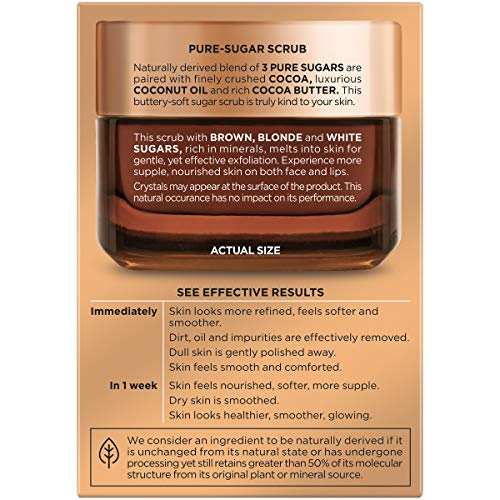 L¡¯Oreal Paris Skincare Pure Sugar Scrub Nourish and Soften, 1.7 oz.