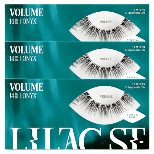 Lilac St 14mm Volume Faux Eyelash Clusters 3 Pack - Dense, Lightweight, Reusable