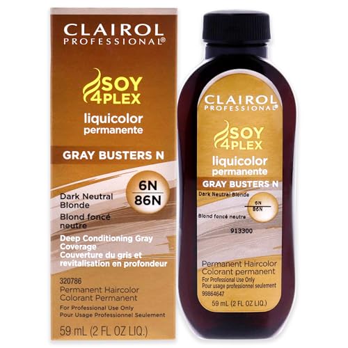 Clairol Professional Permanent Liquicolor for Medium Blonde/Dark Blonde Hair Color with 100% Gray Coverage | Packaging May Vary