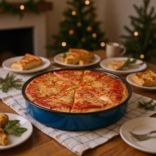 Enamel Roasting & Baking Pan Set 10/12/14 Inch Round Cake Pans Kitchen Cookware