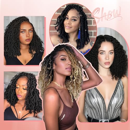 Pre Looped Crochet Hair - Senegalese Twist 10 Inch, Gray, 8 Packs