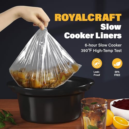 Sunvivi Silver Triple 1.5QT Slow Cooker Buffet Server with 10 Liners & Lid Rests