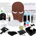 Eyelash Extension Kit with Mannequin Head & Accessories - Black A