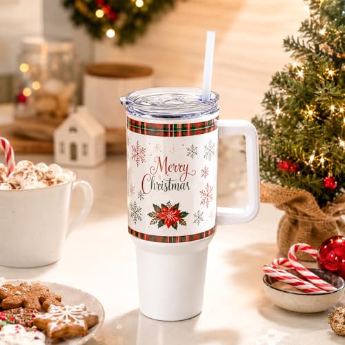 40oz Stainless Steel Sublimation Tumblers with Handle - Bulk Blank Coffee Cups