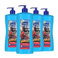 Suave Kids 3 in 1 Shampoo Conditioner Body Wash For Tear-Free Bath Time, Fresh Spider-Sense, Dermatologist-Tested Kids Shampoo 3 in 1 Formula 28 oz, Pack of 4