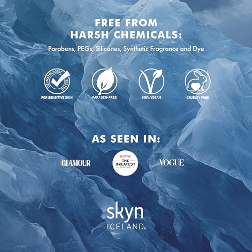 Skyn ICELAND Hydro Cool Firming Under Eye Patches, Instant Cooling for Puffy, Tired Eyes with Peptides and Coenzyme Q10, 10 Minute Treatment, Vegan, All Skin Types, 16 Pairs