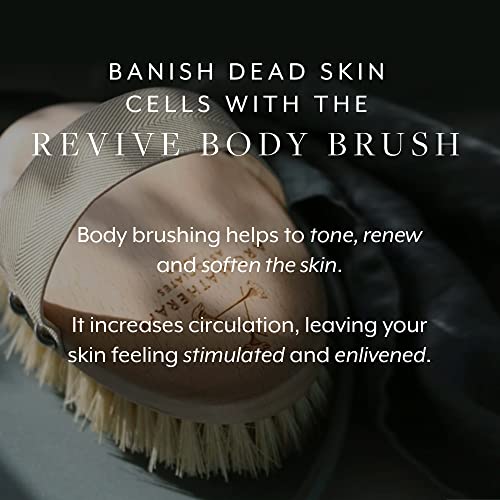 Aromatherapy Associates Energy Restore Duo, Revive Morning Bath & Shower Oil and Revive Body Brush. Made with Premium Essential Oils for Relaxation (2-Piece Set)