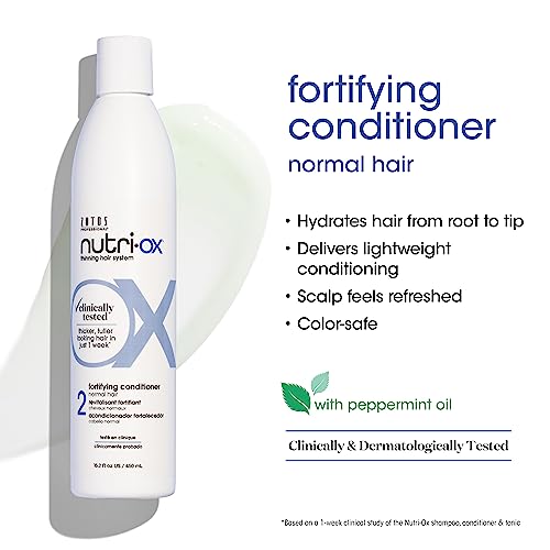 Nutri-Ox Fortifying Conditioner for Thinning Hair 33.8 Fl Oz - Peppermint, Color-Safe, Pack of 1