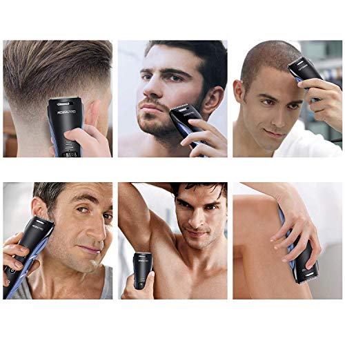 Roziapro Beard Trimmer for Men Cordless Hair Clipper Mustache Trimmer USB Rechargeable Home Hair Cutting Kit Precisely Fast Charging Low Noise