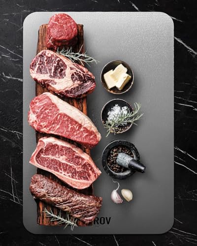 Titanium Cutting Board Set - 3 Pieces (8x5, 11.6x7.1, 15x9 Inches) - Non-Toxic, Dishwasher Safe, Durable Kitchen Chopping Boards