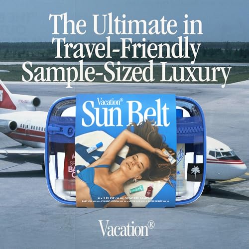 Vacation Sun Care Gift Set with SPF 30 Lotion, SPF 50 Face Mist & After Sun Gel