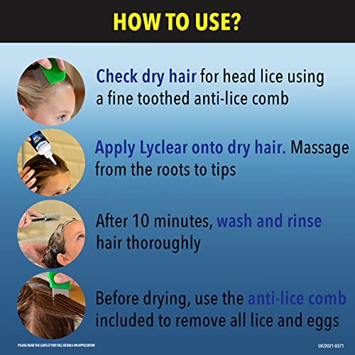 Head Lice Treatment Shampoo for Kids & Adults - 200ml