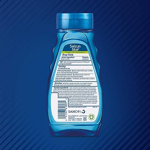 Selsun Naturals Medicated Dandruff Shampoo for Itchy Dry Scalp - Pack of 2