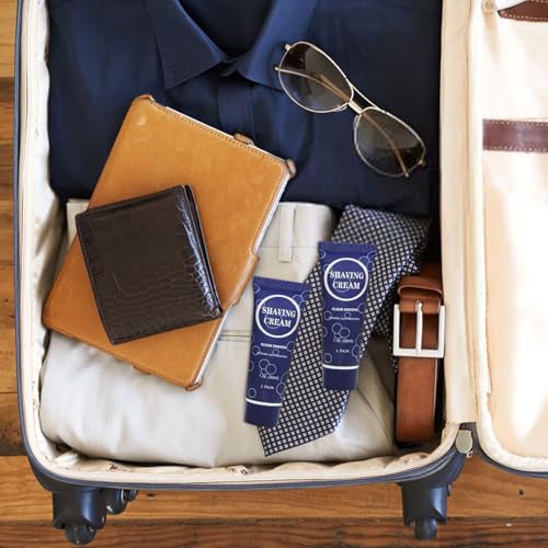 Travel Shaving Cream for Men, 1 Oz Individually Wrapped Pack of 60