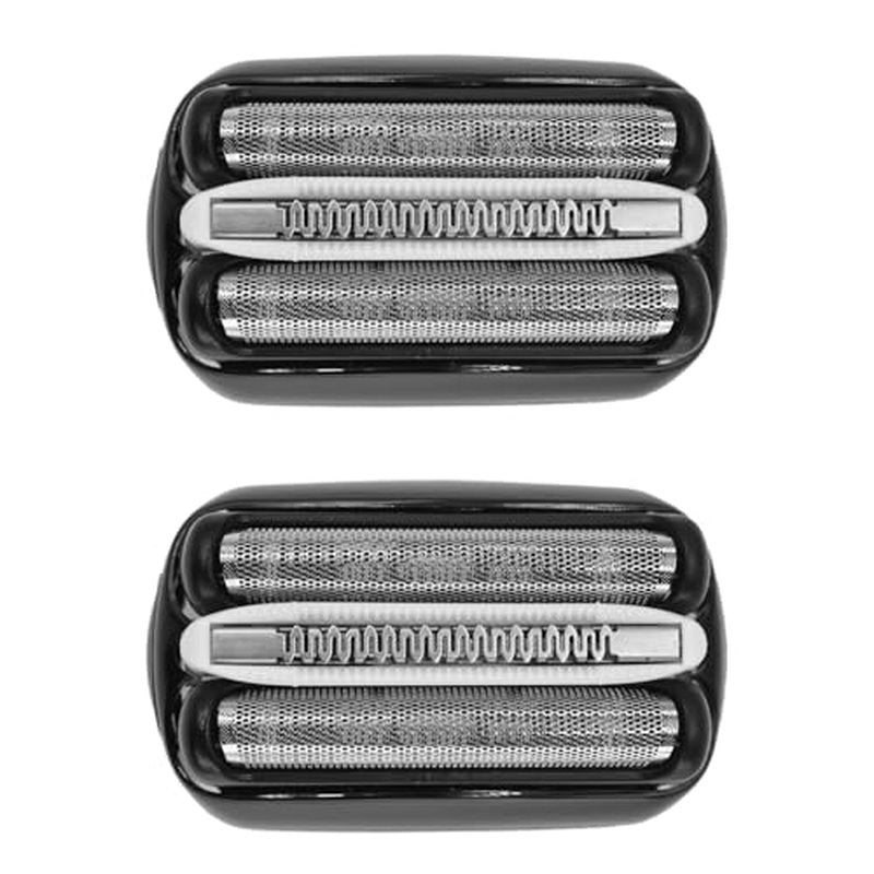 32B Shaver Head for Braun Series 3, Replacement Foil & Cutter Cassette Suitable for Braun Foil Shaver 3000s 3010s 3020s 3030s 3040s 3050cc 3070cc 3080s 3090cc 320 330 340 350cc [2 Pack]