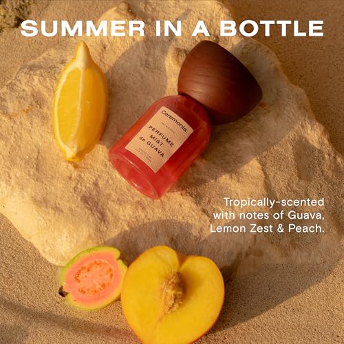 Ceremonia Guava Perfume Mist 0.33 fl oz - Alcohol-Free Hair & Body Spray, Pack of 1