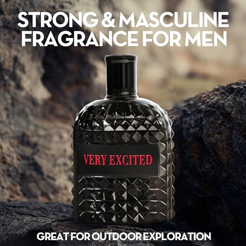 Men's Cologne Gift Set - Valentine Milano & Very Excited - 2 Full-Size Eau de Parfum