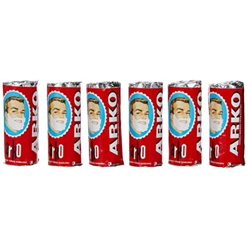 Arko Shaving Cream Soap Stick (6 Pieces) by EVYAP