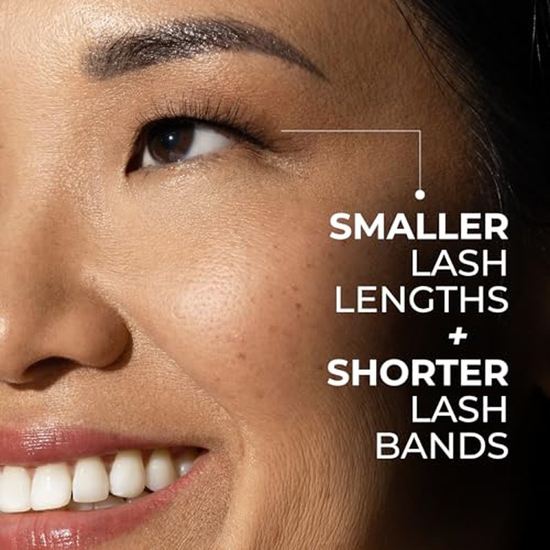 False Lashes for Monolids - Natural Eyelid Lifting Strip Eyelashes - Best Lashes for Asian Eyes - Small Style Light Volume - Hannah Cho Beauty