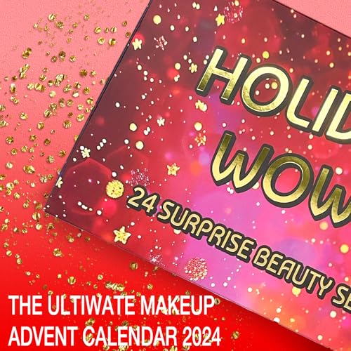 Hywestger Red Makeup Advent Calendar 2026 for Teens Girls Christmas Gift Set