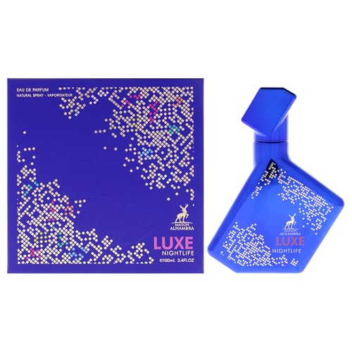 Unisex Night Out Eau de Parfum Spray - Dark Smoky Warm Scent, Long-Lasting 3.4oz