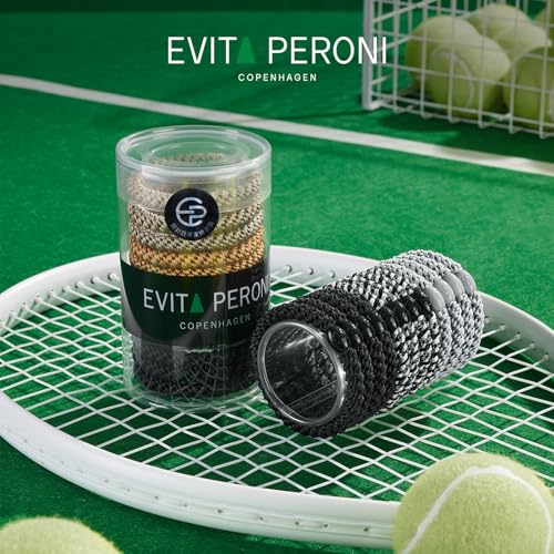 Evita Peroni No Damage Hair Ties Ponytail Holders for Thick Hair - Amber Shadow