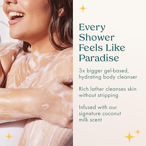 Kopari Jumbo Coconut Hydrating Body Wash 25oz with Organic Coconut Water & Aloe Vera - Coconut & Vanilla Scent