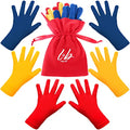 LEAFY BOO Bamboo Eczema Gloves for Kids Age 4-6, Moisturizing Overnight Hand Support, 3 Pairs