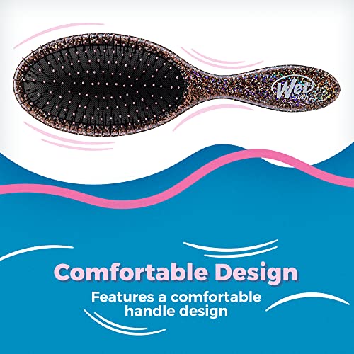 Wet Brush Original Detangler Brush - Shimmering Sky, Fantastic Dusk - All Hair Types - Ultra-Soft Intelliflex Bristles Glide Through Tangles With Ease - Pain-Free Comb For Men, Women, Boys And Girls