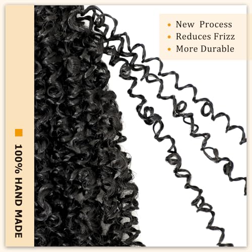 8 Packs Yanky Twist Crochet Hair for Black Women 10 Inch - Natural & Protective Style