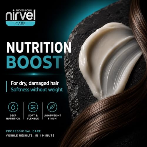 Nirvel Xpress Mask – 1 Minute Hydrating Hair Mask for All Hair Types, Lightweight Treatment