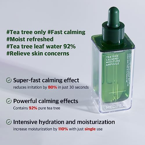 Tea Tree Calming Moisture Ampoule for Sensitive Skin - 1.7 fl oz