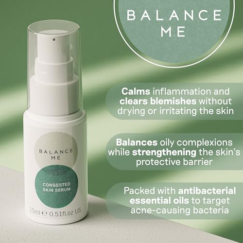 Balance Me Congested Skin Face Serum - Acne & Redness Treatment, 0.5 fl oz