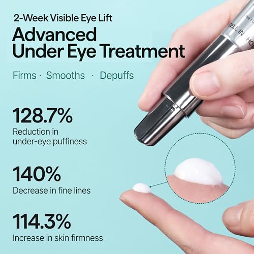 Eyebanding PDRN Shot ? Under Eye Area Firming and Wrinkle Care Cream for Elasticity and Hydration, with Massage Applicator, 0.52 fl.oz (15ml)