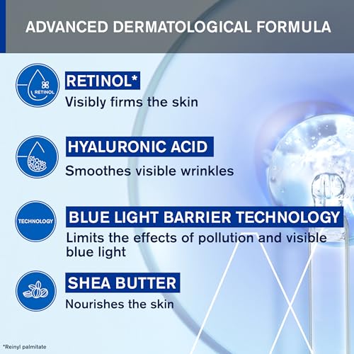 Uriage Age Lift Anti-Aging Cream With Retinol, Hyaluronic Acid & Shea Butter, 3X Less Visible Wrinkles, 3X Increased Firmness, Firming Velvet Cream, Normal To Dry Skin, Even Sensitive