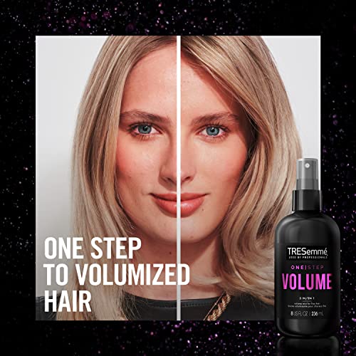TRESemm? One Step 5-in-1 Volumizing Hair Styling Mist For Fine Hair One Step Volume Hair Care Product for Soft, Weightless Volume 8 oz